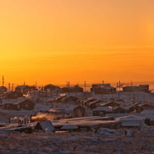 Pond Inlet, Nunavut, Canada, an Inuit community on Baffin Island