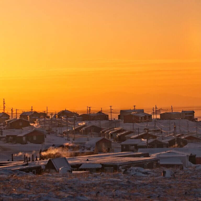 Pond Inlet, Nunavut, Canada, an Inuit community on Baffin Island