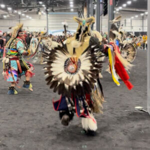 Dancer at the Manito Ahbee Festival